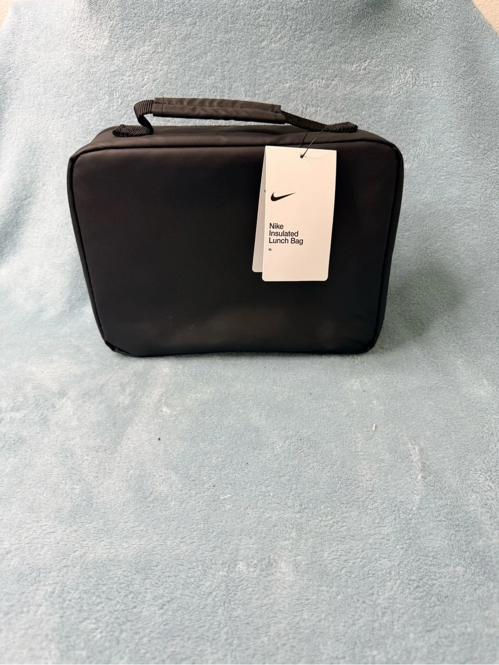 Nike Black and Gray Insulated Lunch Bag